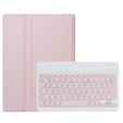 Чехол + клавиатура Lenovo Tab P11 Gen 2, Pen Slot, розовый rose gold