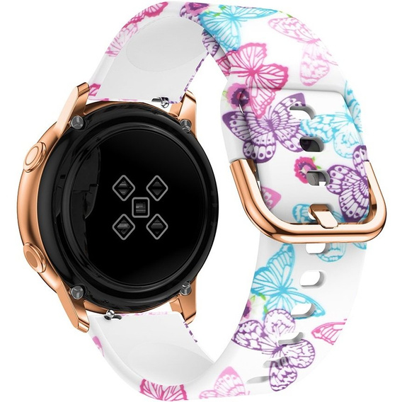 Ремешок Smooth до Samsung Galaxy Watch Active 22mm, Butterfly