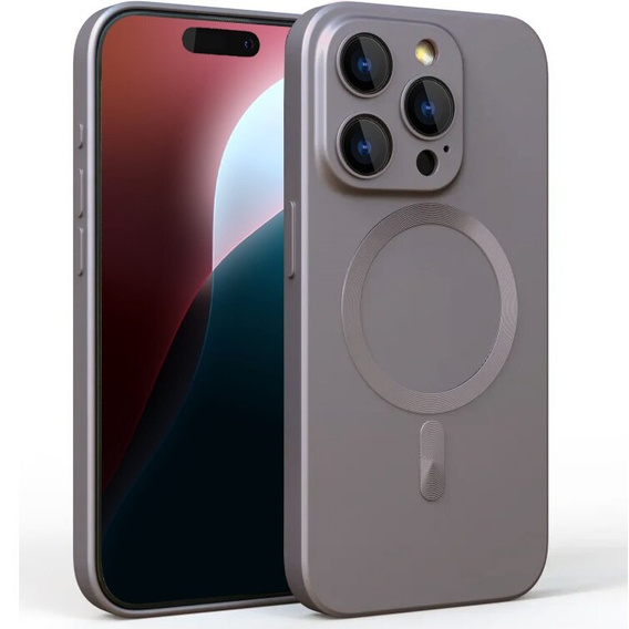 Чохол для iPhone 16 Pro, ColorMag, для MagSafe, сірий