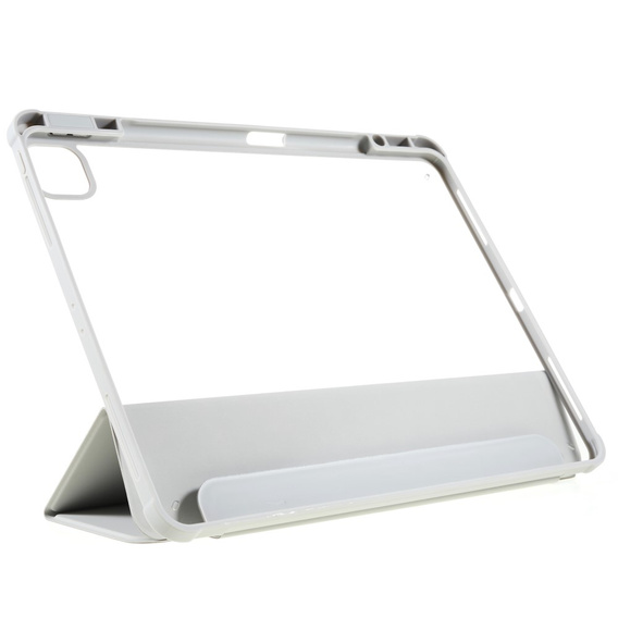 Чехол для iPad Pro 12.9" 2022/2021/2020 (6/5/4 gen.), Smartcase Hybrid, с местом для стилуса, серый