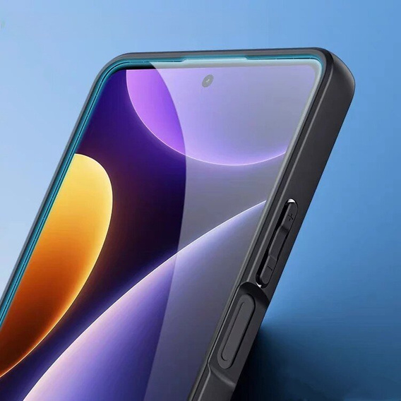 Чехол для Xiaomi Redmi Note 13 Pro 4G / Xiaomi Redmi Note 14S / Xiaomi Poco M6 Pro 4G, Fusion Hybrid, с защитой камеры, прозрачный / черный