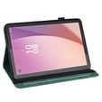 чехол-крышка для Lenovo Tab M9, flower, зелёный