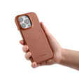 Чохол MELKCO для iPhone 16 Pro, Waxy Textured, коричневий