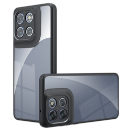 Чехол для Xiaomi Redmi 15 5G / 4G, с защитой камеры, прозрачный с черными боками