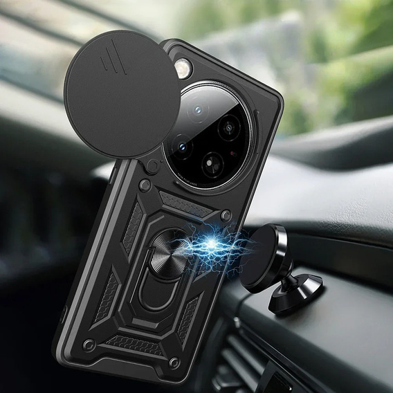 Чехол NOX Camera Slide Oppo Find X8 Pro, CamShield Slide, чёрный