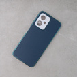 Чехол для Xiaomi Redmi Note 12, ERBORD Glass Armor Leather, синий