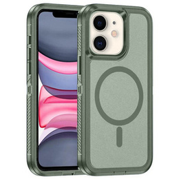 Чехол с рамкой для iPhone 11, для MagSafe, зелёный