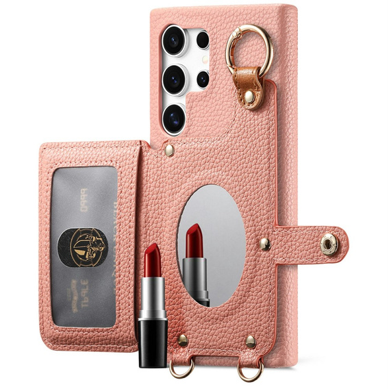 Чехол до Samsung Galaxy S25 Ultra, GKK Leather, чёрный