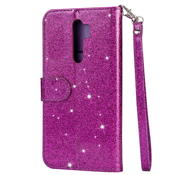 Откидной чехол для Xiaomi Redmi Note 8 Pro, Wallet Zippered, фиолетовый