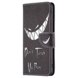 Откидной чехол для Samsung Galaxy A05s, Wallet, Don't Touch My Phone, чёрный