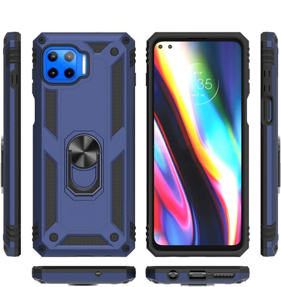 Броньований Чoхол до Motorola Moto G 5G Plus, Nox Case Ring, м'яти
