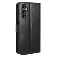 Футляр з клапаном для Samsung Galaxy M34, Crazy Horse Wallet, чорний