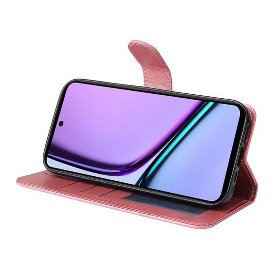 Чохол-книжка для Realme C67, Leather Wallet, рожевий rose gold