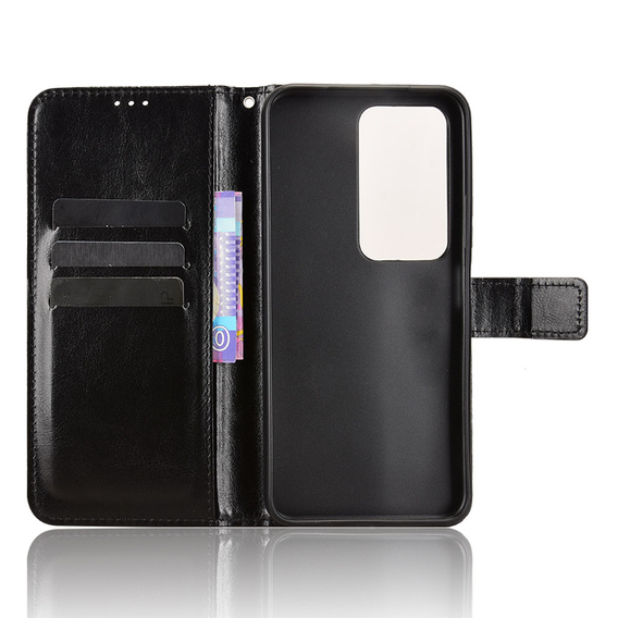 Чохол-накладка для Xiaomi Redmi 15 5G/4G, текстурований Crazy Horse, чорний