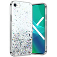 Чехол до iPhone 7/8/SE 2020/SE 2022, Glittery, прозрачный