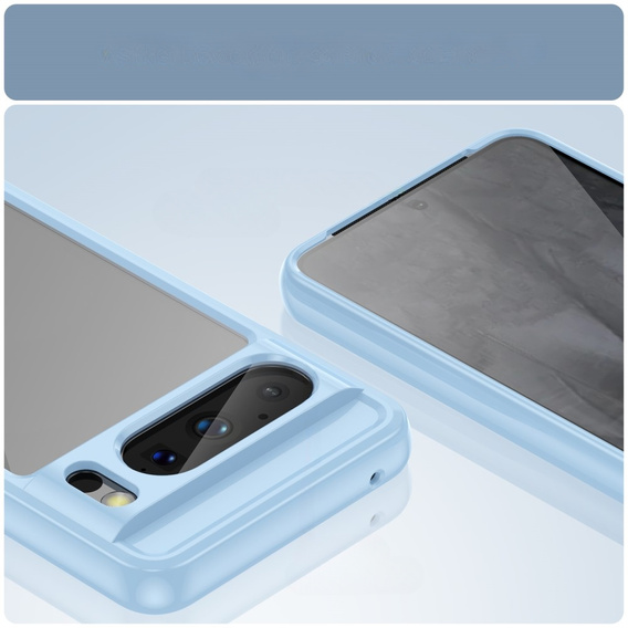 Чехол для Google Pixel 8 Pro, Fusion Hybrid, прозрачный / синий