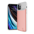 Чехол с батареей 6500mAh до iPhone 12 / 12 Pro, Rose Gold