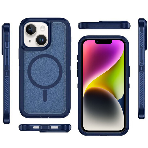 Чохол з рамкою для iPhone 13/14, для MagSafe, м'яти