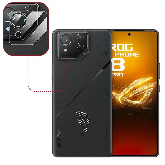 Загартоване скло камери для ASUS ROG Phone 8 Pro, прозорий