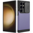 Чехол до Samsung Galaxy S24 Ultra, ERBORD MagProtect Slide Camera, фиолетовый