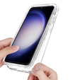 Чехол для Samsung Galaxy S23 FE, Shockproof, с пленкой, прозрачный