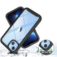 Чoхол Shockproof до iPhone 14, із захисним екраном, чорний