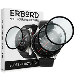 2x Гібридне скло ERBORD для Amazfit GTR 4 46mm