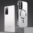 Чохол для Samsung Galaxy S20 FE, Electro MagSafe, чорний + Скло на екран