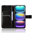 Откидной чехол для Infinix Hot 50 4G, Crazy Horse Wallet, чёрный