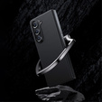 Чехол BENKS Kevlar для Samsung Galaxy Z Fold5 5G, для MagSafe, Carbon Fiber, чёрный