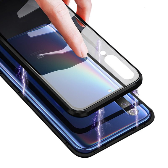 Магнітний скляний чохол для Xiaomi Mi9 se-Black