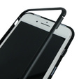 Магнитный задний стеклянный чехол для iPhone 7 Plus / 8 Plus - Black