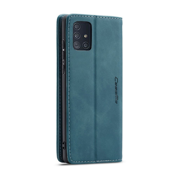 Чехол CASEME для Samsung Galaxy A71, Leather Wallet Case, зелёный