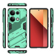 Чехол для Xiaomi Redmi Note 13 Pro 4G / Xiaomi Redmi Note 14S / Xiaomi Poco M6 Pro 4G, Military kickstand, зелёный