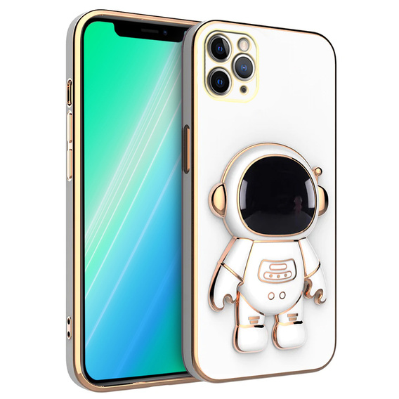 Чехол до iPhone 11 Pro Max, Astronaut, белый