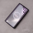 Магнітний чохол Dual Glass MagSafe для Samsung Galaxy S22 Ultra, фіолетовий
