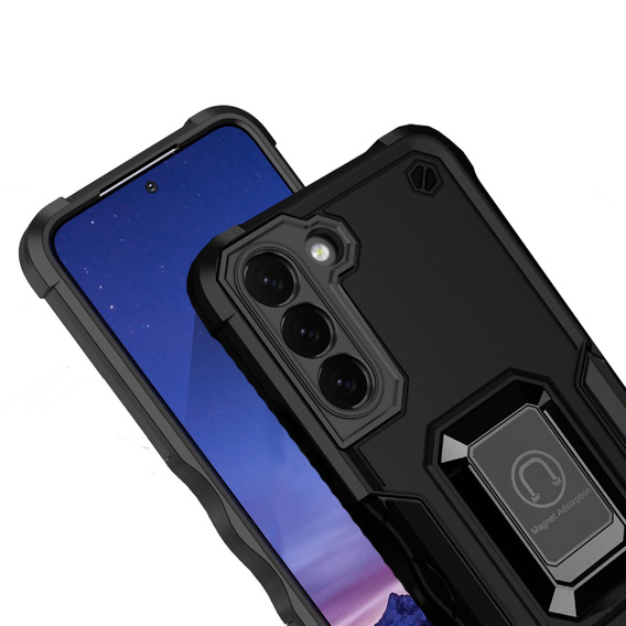 Чехол до Samsung Galaxy S22 5G, Dual-Layer Armor, чёрный