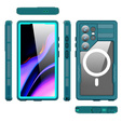 Водонепроницаемый чехол для Samsung Galaxy S24 Ultra, Redpepper, для MagSafe, синий