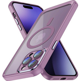 Чохол для iPhone 14 Pro Max, ERBORD Impact Guard, MagSafe, фіолетовий