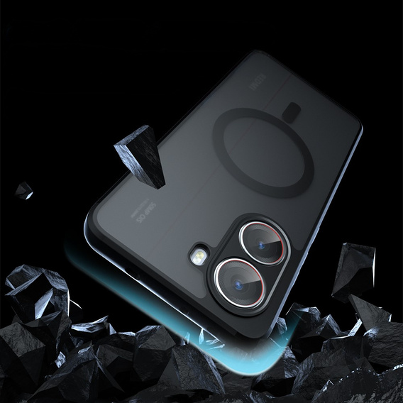 Чохол для Xiaomi Poco X7 Pro 5G, для MagSafe, ERBORD Matt Case, чорний