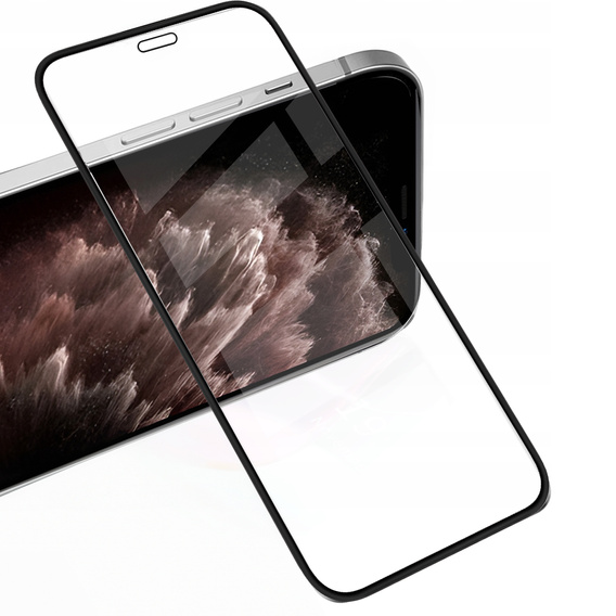 2x Загартоване скло для iPhone 12/12 Pro, ERBORD 3D для всього екрану