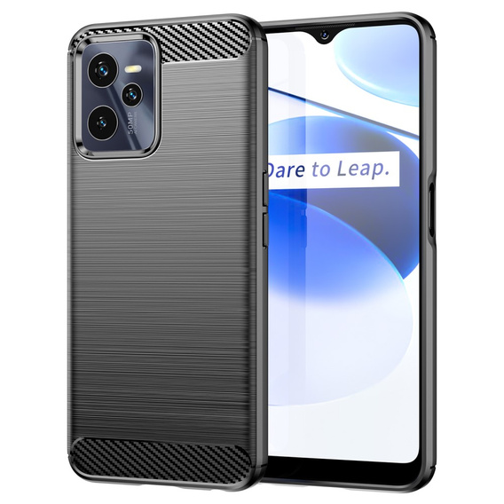 Чoхол до Realme C35, Carbon, чорний