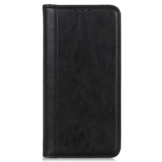 Чoхол до Google Pixel 8, Wallet Litchi Leather, чорний