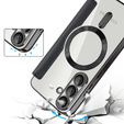 Чохол-книжка для Samsung Galaxy S25, RFID Wallet MagSafe CamShield, чорний