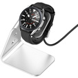 Алюмінієвий зарядний пристрій USB для Samsung Galaxy Watch 4 - Silver
