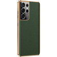 Чoхол до Samsung Galaxy S23 Ultra, Cowhide Leather, зелений