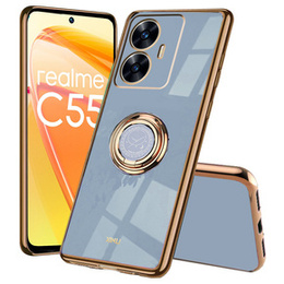 Чехол до Realme C55, Electro Ring, синий