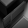 Чехол до Realme GT Master Edition, Carbon Gel, чёрный