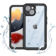 Водонепроницаемый чехол IP68 для iPhone 15, Redpepper, чёрный