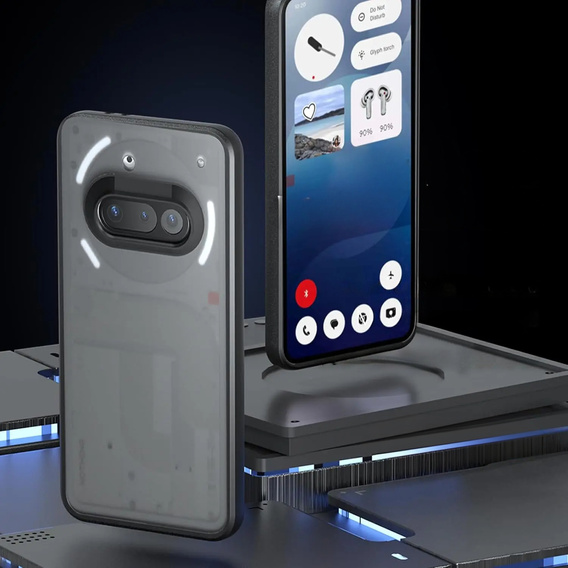 Чехол до Nothing Phone 3A, Fusion Hybrid, прозрачный / черный